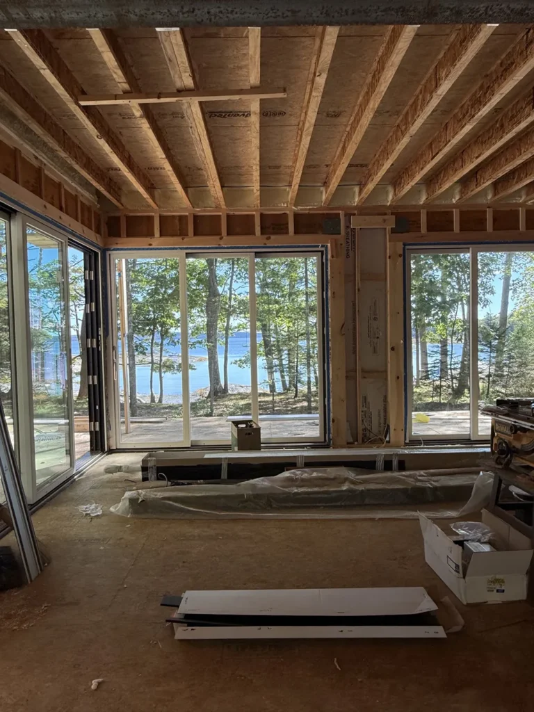 Blue Hill Bay House interior